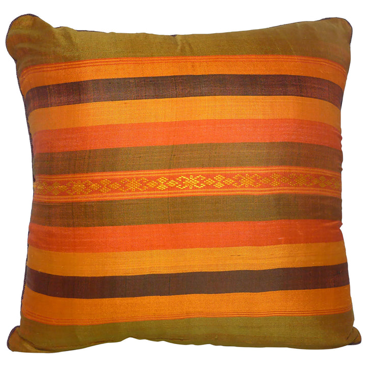 Thai Silk Stripe Pillow
