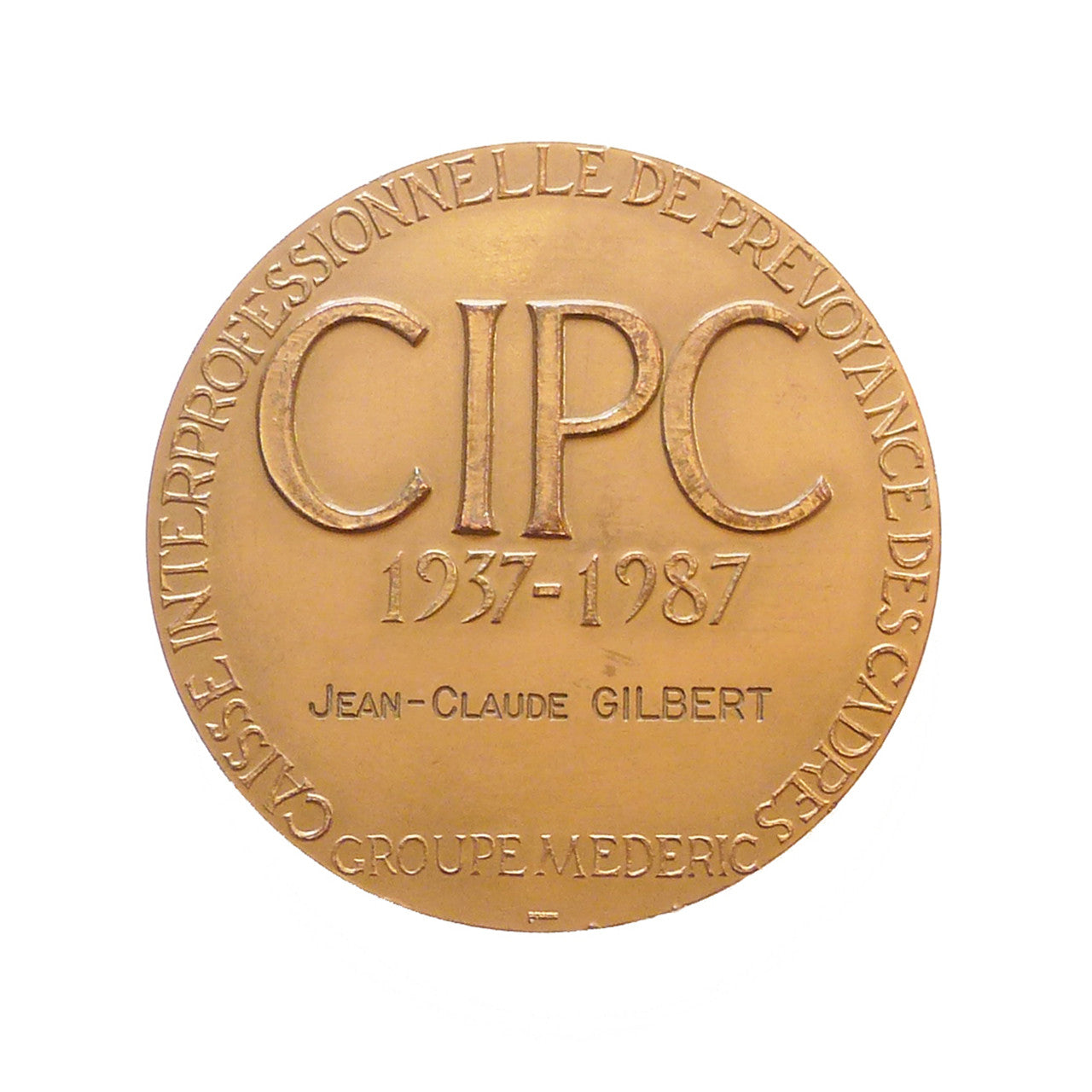 Modernist French Bronze Medal
