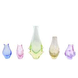 Collection of Czech Glass Vases by Miloslav Klinger SOLD