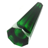 East German Emerald Green Glass Vase